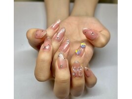 【クリアリボンネイル】