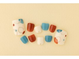 *浴衣にぴったりフットネイル*