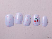 アイネイルズ 横浜WEST店(I-nails)/ドットさくらんぼ8480円