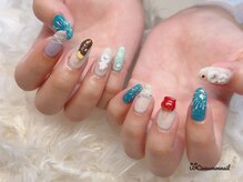 シナモンネイル(cinnamonnail)/夏ネイル