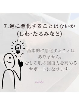 ニコディア(nico-dia)/逆に悪化することはないか☆