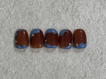 秋のニュアンスネイル♪