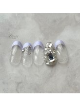 ネイルサロンリュクス (nailsalon Luxe)/ワンホンビジューネイル