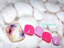フランセス(Frances)/フット　淡いお花デザイン