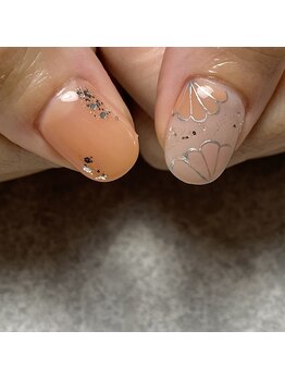 ペル(Per)/お花ネイル