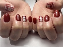 クラージュ(Courage)/ボルドー×チェック