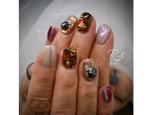 ラシサ(RA shisa)の雰囲気（C）ハイエンド・アート風｜定額ネイル　￥6,900）