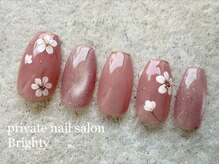 プライベートブライティ(Brighty)/SS flower nail