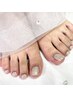 【JrネイリストArisa限定】《フット》ワンカラー　￥3,300