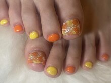 アミュリー ネイル アトリエ(Amury nail atelier)/フラワー ハイビスカス 海
