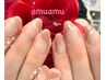 デザインフレンチ・ラメライン、ホロデザイン☆オフ無料☆￥7700