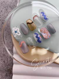 Y2Kウェーブフラワー