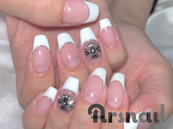 アルスネイル(Ars nail)/ホワイトフレンチネイル