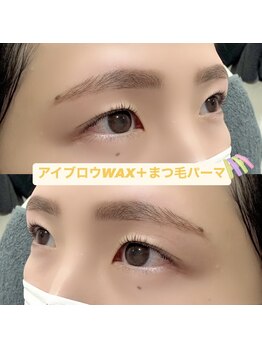 レディエント 北浦和店(Radiant)/アイブロウWAX×まつ毛パーマ