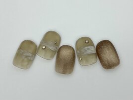 sopoコース5800円ショートネイル