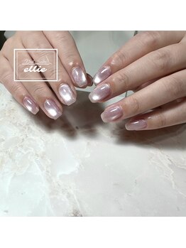 エリー(ellie)/パープルマグネットネイル