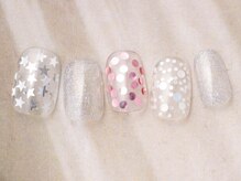 アイネイルズ 天神今泉店(I-nails)/ホロ星ラウンドラメポップ