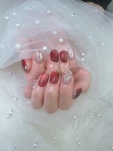 クイーンズネイル(Queeens nail)/透明感×大人かわいい×ハート