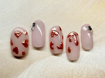 キャンアイドレッシー 三鷹ネイルサロン/バレンタインデザイン【定額B】
