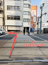 ラムア 広島店(LAMUA)/信号を渡ったら左折