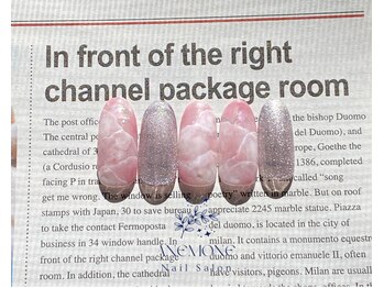 アネモネ(ANEMONE)/ピンク大理石ネイル☆