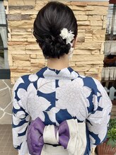 ジーニー(GeeNY)/浴衣祭りヘア、着付け