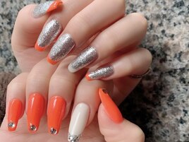 オレンジネイル