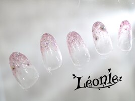 ラメグラストーンネイル