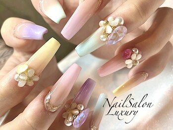 ネイルサロンラグジュアリー 梅田店(LUXURY)/パステルネイル