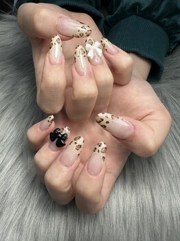レディスペネイル ノウラ 名駅店(Redispe nail NouRa)/アニマル柄ネイル