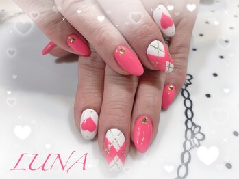 ネイルアンドまつ毛エクステ ルーナ 八王子店/☆バレンタインネイル☆