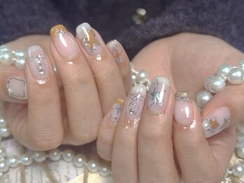 モアネイル 新宿/ワンホンネイル/持ち込み/新宿