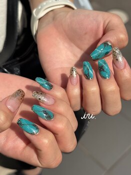 アイユー 千葉(iu.)/ターコイズネイル