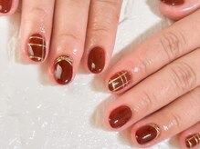 ラウ(Lau)/ボルドーネイル¥５５００