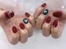 推しカラーネイル♪
