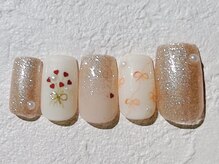 ネイルビート(NAIL BEAT)/落書きネイル　リボン