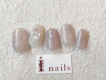 アイネイルズ 梅田店(I nails)/ちゅるんとナチュラルブライダル