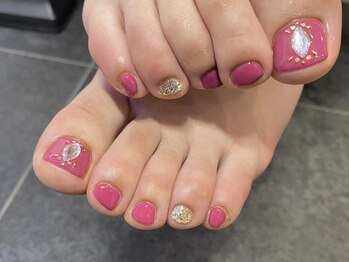 ビーナスベルト シブヤ(VENUS BELT SHIBUYA)/シンプルフットネイル