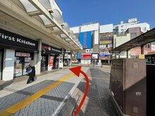 ダリア(DAHLIA)/平塚駅北口からの道順3