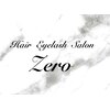 ヘアーアイラッシュサロン ゼロ(Zero)ロゴ