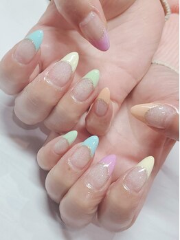 リナ(RINA)/キラキラカラフルフレンチ♪