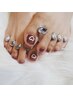 【平日来店・ご新規様限定】Foot◇マグネット・フラッシュネイル(1色)￥6000