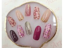 ネイルサロンアンドネイルスクールアートローズ 町田店(Art Rose)/ツイードネイル