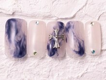 ネイルメゾン 渋谷店(NAIL MAISON)/ネイビーニュアンスY2K￥6980