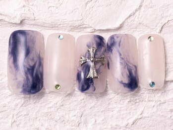 ネイルメゾン 渋谷店(NAIL MAISON)/ネイビーニュアンスY2K￥6980