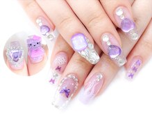 ネイルコレクション ベビーピンク(Baby Pink)/スカルプ付け放題★キティちゃん