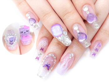 スカルプ付け放題★キティちゃん