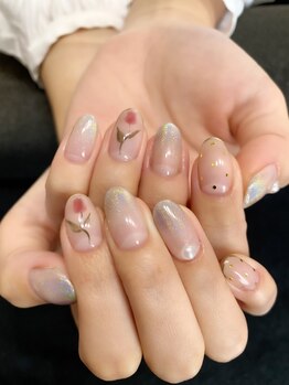 スワッグ(SWAG)の写真/繊細なアートで周りと差がつく指先へ！お好みのデザインを提供いたします☆指先のお手入れで女子力UP♪