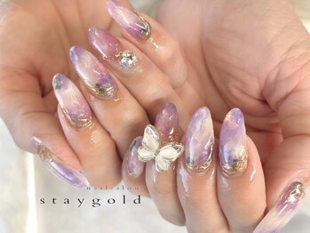 ネイルサロン ステイゴールド(STAY GOLD)の写真/長さ出しが１本440円で出来る☆高技術で美フォルムに◎爪が弱くて伸ばせない方もご相談下さい♪