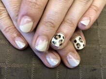 プラハネイル(+HER 美甲)/ヒョウ柄